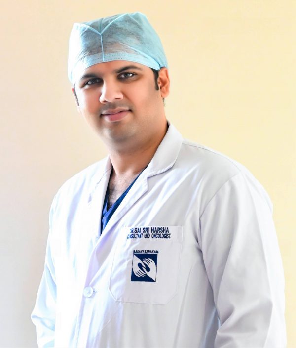 dr sai sri harsha best uro oncologist basavatarakam indo american cancer hospital hyderabad