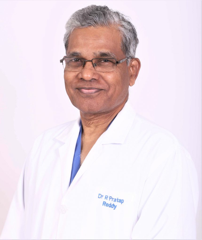 Dr. R. Pratap Reddy Best GI Oncologist in Hyd, India 30+ years Experience